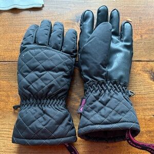 Women's Black Ski & Snow Gloves